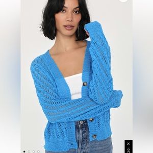 Loose Knitted Button-up Cardigan